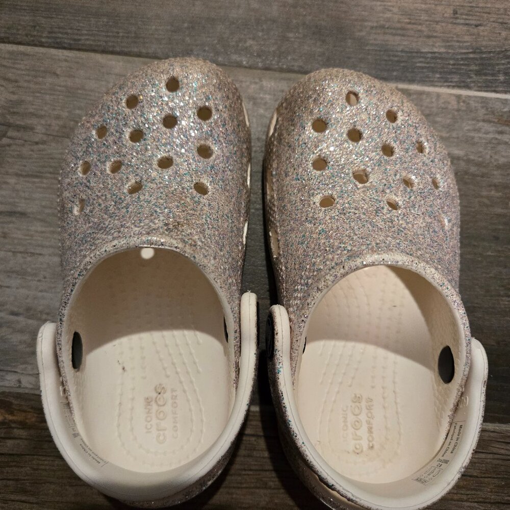 Toddler Girl Glitter CROCS